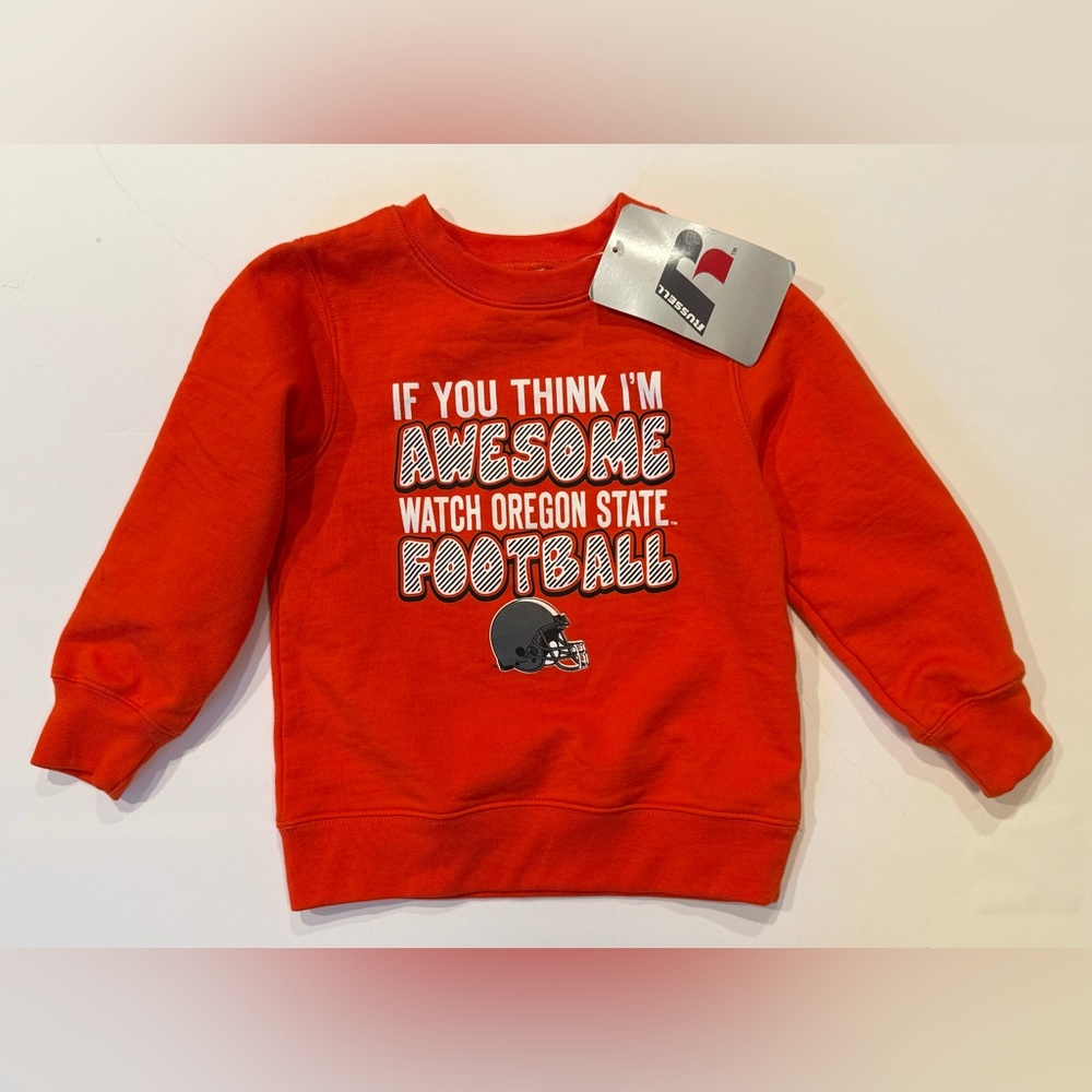 Russell Athletics OSU Awesome Beavers Sweatshirt Shirt, 4T